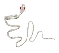 Homoyoyo Pince à Cheveux Accessoire Confortable Queue de Cheval en Métal Serpent Argentée pour Anniversaire ou Boîte de Nuit