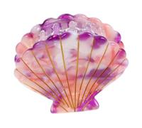Homoyoyo Pince à Cheveux Coquillage 1 Pièce Elastique pour Queue de Cheval Antidérapante Solide et Filles Accessoire de Coiffure