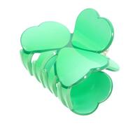 Homoyoyo Pince à Cheveux Vert Acrylique pour Saint Patrick Clip Mignon et Solide Accessoire Chic et Filles Cheveux Épais Style Printemps