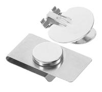 Homoyoyo Pince à Cravate Argenté en Acier Inoxydable et Assemblage Pratique Magnétique Invisible Design Non Invasif pour Maintenir la Cravate en Place en Milieu Professionnel