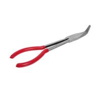 Homoyoyo Pince à Creuset Courbée Rouge Mini Pince Précision pour Orfèvrerie Outil Multi Prise Confortable pour Fusion et Travail Du
