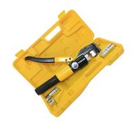 Homoyoyo Pince à Sertir Hydraulique Manuelle Tonnes pour Cosse Câble Aluminium Cuivre avec Tête Rotative et Coffret de Transport Portable