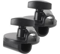 Homoyoyo Pince de Fixation Rotative pour Bras de Microphone de Bureau, Lot de 2 Clips Métalliques et Plastiques Compacts, Accessoires pour Support de Microphone Ajustables et Portables