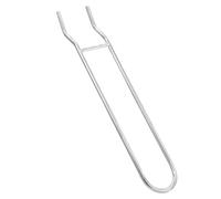 Homoyoyo Pince pour Grille de Barbecue en Acier Inoxydable Outil de Levage Sécurisé et Ergonomique pour Plaque à Pizza Accessoire Compact pour Barbecue Charbon et Gaz 1 Pièce