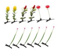 Homoyoyo Pinces à Cheveux Plantes 30 Pièces Petite Taille Pince Pour Germes De Soja Accessoires Cheveux Pour Adolescentes Fête Cosplay Noël