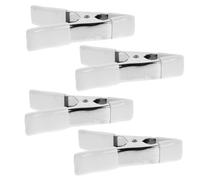 Homoyoyo Pinces à Ressort Pour Travail Du Clips De Fixation Plastique Pinces De Conception Robuste Pour Tissus Et Bâches Accessoires Pratiques Couleur Blanche