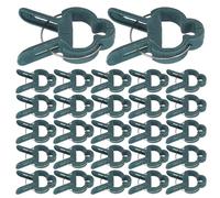 Homoyoyo Pinces de Jardin pour Plantes Grimpantes 50 Pcs Grandes Pinces en Plastique Vertes pour Support Orchidées Tomates et Vignes - Accessoires de Jardinage Résistants et Flexibles