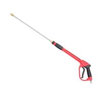 Homoyoyo Pistolet Haute Pression Rouge avec Barre Extension Pulvérisateur Eau Antirouille pour Nettoyage et Arrosage Jardin Psi Raccord Rapide