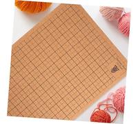 Homoyoyo Planche Macramé avec Grille Imprimée pour Projets de Nœuds et Bracelets Portable et Résistante pour Corde et Tissage