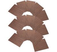 Homoyoyo Planches de Revêtement de Sol en Bois Foncé A5 Fines pour Maquettes de Bâtiments, 15 Pièces - Matériau Miniature Réaliste pour Dioramas, Kits de Modélisme et Maisons de Poupée,