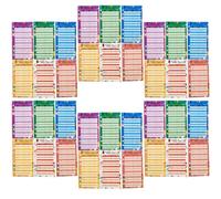 Homoyoyo Planificateur Budget Portable 36 Feuilles Inserts à Six Trous Gestion Financière Mensuelle