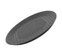 Homoyoyo Plaque à Pizza Ronde Antiadhésive 23 Cm en Aluminium Épais Perforée pour Four et Friteuse à Air Chaud, Moule à Pizza pour Cuisson Croustillante et Démoulage Facile, Plateau