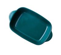 Homoyoyo Plaque de Cuisson en Céramique Verte pour Four et Micro-Ondes Résistante Haute Température Taille Compacte pour Gratins Pizzas et Lasagnes Compatible Congélateur et