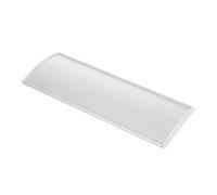 Homoyoyo Plaque Signalétique de Porte en Aluminium Arquée 20X10 CM Vierge pour Bureaux et Espaces Scolaires, Étiquette de Nom Solide et Facile à Installer