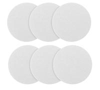 Homoyoyo Plaques Métalliques Magnétiques pour Coque de Téléphone Lot de 6, Autocollants Magnétiques pour Supports Voiture, Fines Rondes en Métal Argenté, Compatibles Smartphones et GPS