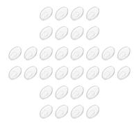 Homoyoyo Plaquettes Nasales Transparentes à Clipser pour Lunettes Coussinets Souples Antidérapants Lot de 50 Paires Compatibles Montures sans Contour Confort Longue Durée Usage