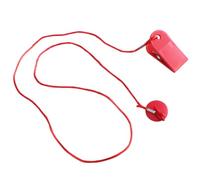 Homoyoyo Plastique Verrou de Sécurité Rouge du Tapis Roulant | Sécurité pour Tapis de Course, Format Compact et Simple à Utiliser, Accessoire avec Porcelaine Blanche
