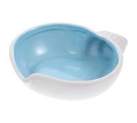 Homoyoyo Plat à Bijoux Décoratif en Céramique Forme de Conque Petit Format, Plateau à Clés et Anneaux pour Rangement Accessoires, Bol Décoratif Maison Salon Style Méditerranéen