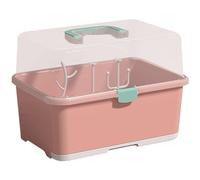 Homoyoyo Plateau De Cuisine Boîte à Couverts Bébé Organisateur De Biberons Contenant Pour Biberons Cas De Séchage Dalimentation Séchoir à Biberons De Bébé Lait Maternel Support Plastique