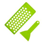 Homoyoyo Plateau de Remplissage pour Gloss à avec Alvéoles Kit Diy de Remplissage de à avec Spatule Outil Pratique pour Créer des Cosmétiques Maison