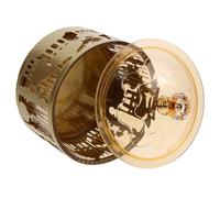 Homoyoyo Plateau de Service pour Bonbons et Fruits Secs Style Arabe Du Moyen-orient pour Aïd et Ramadan Plateau Décoratif Doré Polyvalent pour Snacks et Desserts