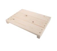 Homoyoyo Plateforme D’entraînement pour Chiens en Bois Naturel Antidérapante, Rehausseur Polyvalent pour Petits Chiots, Équipement D’agilité et Repose-Pieds sous Bureau, pour Dressage