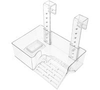 Homoyoyo Plateforme Tortue Aquatique Suspendue en Acrylique Transparente, Petite Taille, Accessoire pour Aquarium, Plateforme de Repos et Bain pour Tortues, Décor Vivarium Adapté