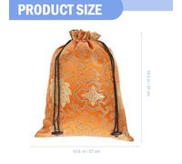 Homoyoyo Pochette à Bijoux Style Chinois 37X106 CM en Soie Cordon pour Rangement Chocolat et Sachets à Bonbons Lors D’Événements Festifs