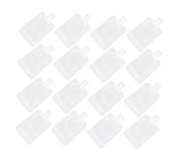Homoyoyo Pochettes Souples Pour Lotion 100 Ml, Lot De 20 Sachets Étanches Bec Verseur, Matériau Synthétique Blanc, Dimensions 15.5x9 Cm, Pour Voyage Et Rangement De Produits De Soin