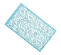 Homoyoyo Pochoir Soie Réutilisable pour Impression sur Pâte Polymère Gabarit DIY Durable Polyester Outil Créatif pour Décoration Bijoux et