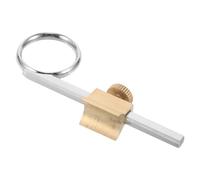 Homoyoyo Poignée Coulissante pour Trompette en Métal Anneau de Doigt à Valve Accessoire de Tirage de Soupape Outil de Coulisse de Trompette Accessoire pour Compatible avec Plusieurs