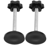 Homoyoyo Poignées de Déambulateur Assemblage sans Outils 2pcs Prise Confortable en Plastique et Acier Galvanisé, Filetage M6 pour Rollator et Aide la Mobilité