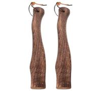 Homoyoyo Poignées en Bois Antidérapantes pour , 2 Pièces, Manches Courtes Adaptées pour Réparation et Utilisation en Extérieur Lors D’Activités de Bushcraft