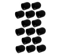 Homoyoyo Pointes De Stylet Capacitifs De Remplacement 15 Pièces pour Écrans Tactiles, Embouts en Silicone Conducteur, Accessoires Universels pour Tablette Et Smartphone, Couleur Noire