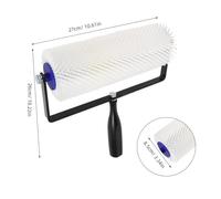 Homoyoyo Pointes Pour Sol Auto-nivelant Brosse Débulleur Pour Peinture Époxy Outil Nivellement et Élimination Des Bulles Pour Chape et Enduit
