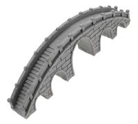 Homoyoyo Pont D'aquarium en Résine Simulée, Ornement de Paysage sous-Marin, Grosse Décoration de Pont en Pierre à Cinq Arches, Résistant à L'immersion pour Aquarium, Décor Naturel