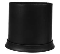 Homoyoyo Porte-Brosse De Toilette en Plastique Noir, Gobelet Porte-Brosse à Récurer Compact, Accessoire Salle De Bain Solide, Usage Domestique Et Public, Facile à Nettoyer