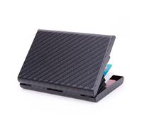 Homoyoyo Porte-Cartes de Crédit Acier Inoxydable Portecarte Homme Antivol et Anti-démagnétisation Design Léger et Pratique