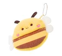 Homoyoyo Porte-clés Abeille Pelucheux Jouet Mini Abeille Cintre De Sac à Dos Porte-Monnaie Accessoire Décoratif