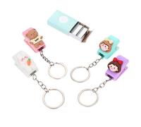 Homoyoyo Porte-clés Agrafeuse Miniature Multifonction Décor Suspendu et Agrafe Rapide pour École Bureau Maison