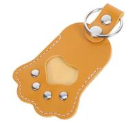 Homoyoyo Porte-clés Chaton Forme Patte Souvenir Poils Animaux Pendentif Chien Chat à Glisser Sacoche Main