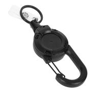 Homoyoyo Porte Clés Rétractable avec Boucle pour Camping Porte Carte Tour Cou Support Id Robuste pour Randonnée et Escalade Plein Air