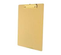 Homoyoyo Porte Documents Acier Inoxydable Doré Clip pour Tablette Écrite Portable pour École Bureau et