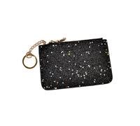Homoyoyo Porte- Femme Sequins Étoilés Pochette Zippée avec Porte-clés Élégant Et Parfait pour Et Noir