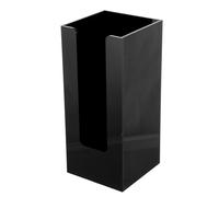 Homoyoyo Porte-Gobelet en Acrylique Noir pour Gobelets en Carton Support 1 Compartiment Compatible Tasses à Thé au Lait Rangement Pratique pour Comptoir Café ou Station de Boisson