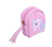 Homoyoyo Porte-Monnaie Adorable Dessin Animé, Mini Paquet de Rangement en Matériau Lisse, Léger et Pratique, Garçon et Filles, Paquet pour Pièces de Monnaie et Câbles, Motif Licorne
