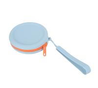 Homoyoyo Porte-Monnaie Pochette de Rangement pour Pièces de Monnaie en Silicone Rond Résistant à l'usure et Portable pour Garçon et Filles, Plage Fêtes