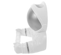 Homoyoyo Porte-Rouleau de Papier Toilette Mural Astronaute sans Perçage Support Multifonction pour Salle de Bain Cuisine Finition Argentée Installation Facile et Gain de Place