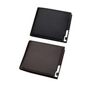 Homoyoyo Portefeuille Homme Cuir Porte-Billets avec Étui Bourse Cuir pour Credit Cards et Monnaie Design Simple et Élégant