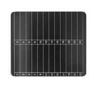 Homoyoyo Portefeuille Ignifugé en Acier Inoxydable Noir Double Face pour Stockage Sécurisé de Phrase de Récupération Cryptographique, Plaque Résistante à L’Eau et Compatible Multi-devises,